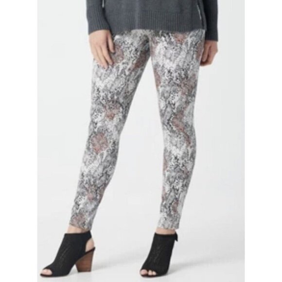 G.I.L.I. Petite Dual Stretch Colored Denim Arkle Pants Snake Plus Petite 18 - Picture 1 of 1